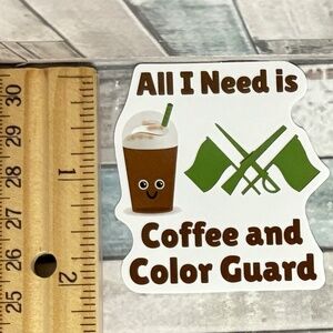 🌀10/$10🌀 Color Guard Reusable Waterproof Vinyl Sticker Decal
